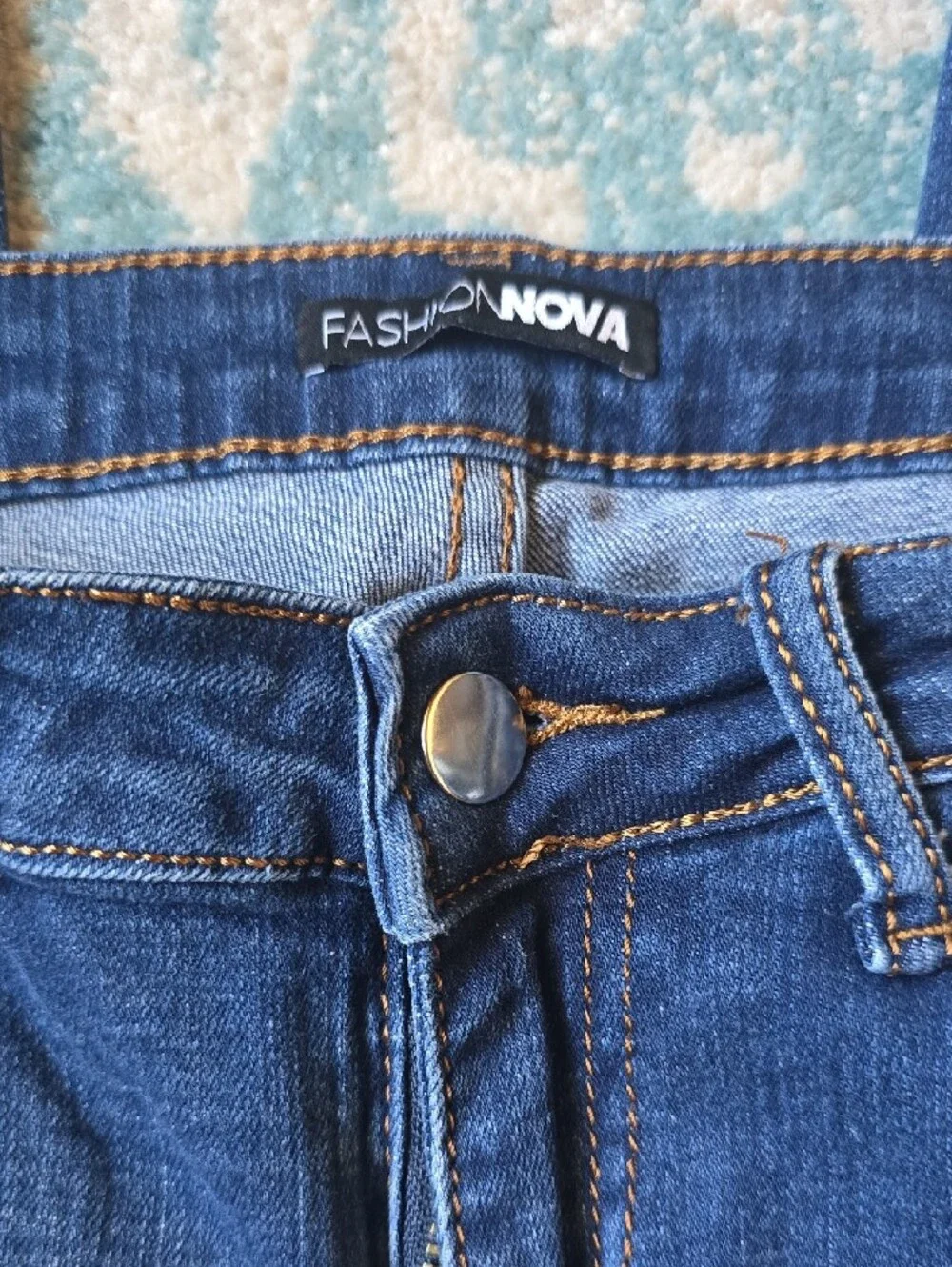 Fashion Nova Womens's Dark Blue Skinny Jeans